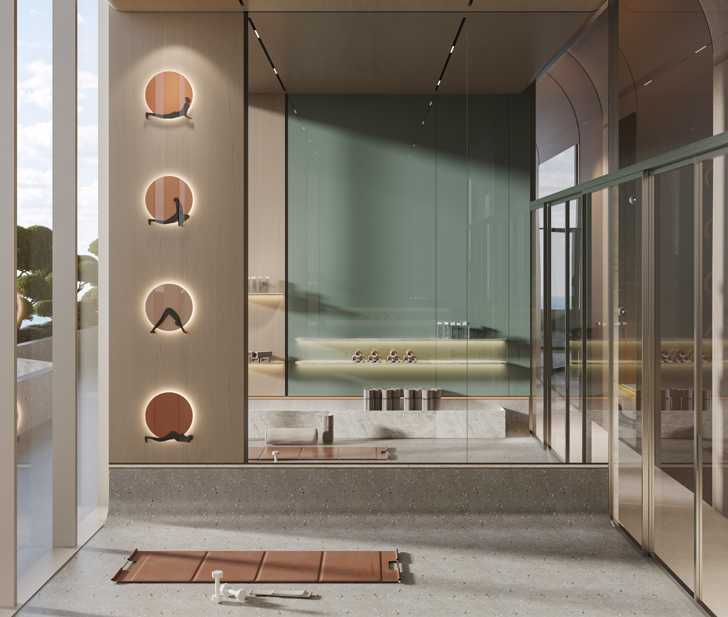 Yoga and wellness studio