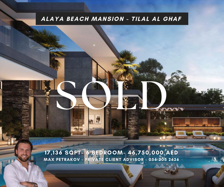 Alaya Beach Mansion, Tilal Al Ghaf — SOLD