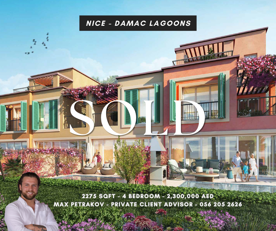 Nice, DAMAC Lagoons — SOLD